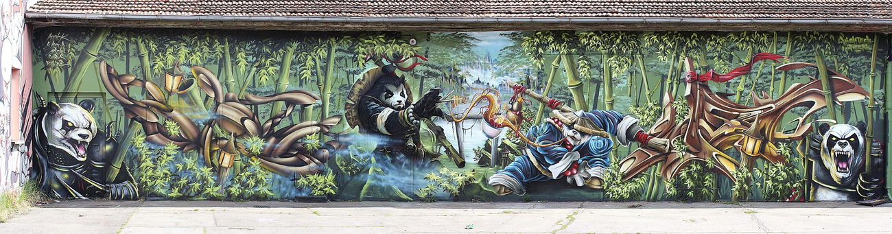 Graffiti Wall in Potsdam - Photo by UROKone (2015)