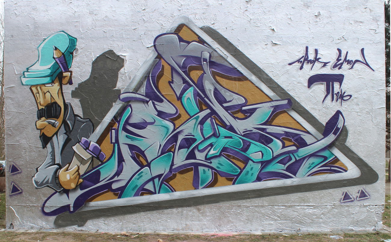 Graffiti Wall in Potsdam - Photo by UROKone (2016)