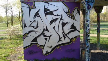 Graffiti Wall in Potsdam - Photo by UROKone - Smat, smut, urok (2011)