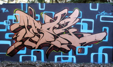 Graffiti Wall in Potsdam - Photo by UROKone - Urok, smat, PIEcrew (2014)