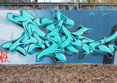 Graffiti Wall in Potsdam - Photo by UROKone (2016)