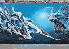 Graffiti Wall in Potsdam - Photo by UROKone (2016)