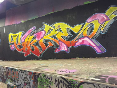 Graffiti Wall - Photo by Ubreall - Ubre, 2015, Universität (2015)