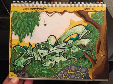 Graffiti Sketch - Photo by Ubreall - Ubre