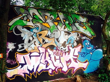 Graffiti Wall - Photo by Ubreall - ubre, mych, derbe