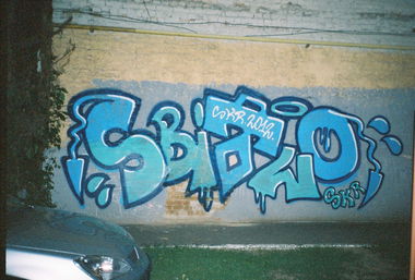Graffiti Bombing - Photo by Ukraine - sbitwo, skr