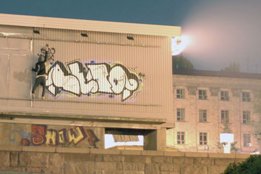 Graffiti Bombing - Photo by Ukraine