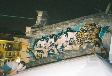Graffiti Bombing - Photo by Ukraine - seto, monster, nevest