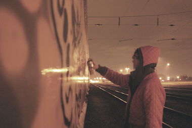 Graffiti Artwork - Photo by Ukraine - monster, nevest