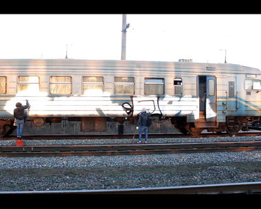 Graffiti Train - Photo by Ukraine - seto, four
