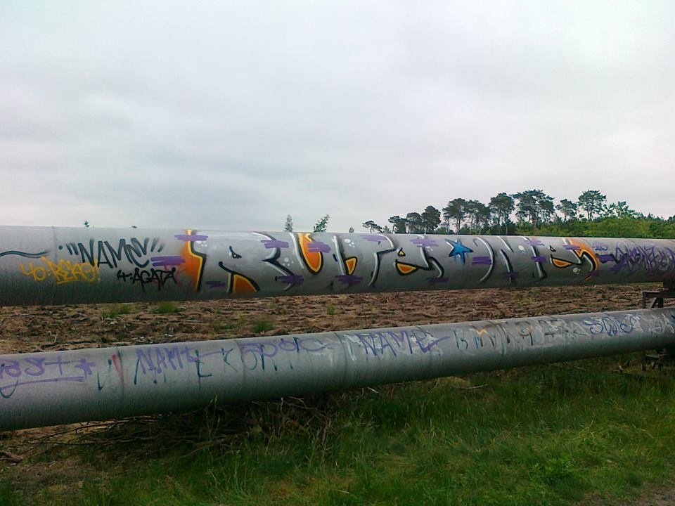 Graffiti Artwork in Bydgoszcz - Photo by UkrytaTozsamosc - Rute, ruteone (2013)