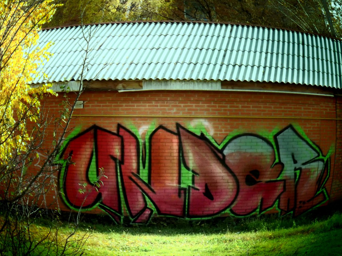 Graffiti Bombing in Pryluky - Photo by Under - under (2012)
