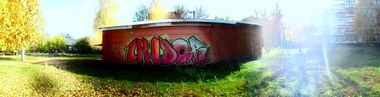 Graffiti Bombing in Pryluky - Photo by Under - under (2012)