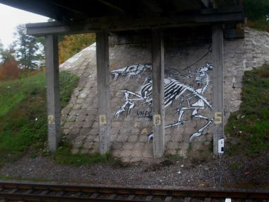Graffiti Wall in Pryluky - Photo by Under - bones (2013)