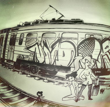 Graffiti Sketch - Photo by Under - futurama (2013)