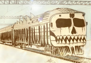 Graffiti Sketch - Photo by Under (2014)