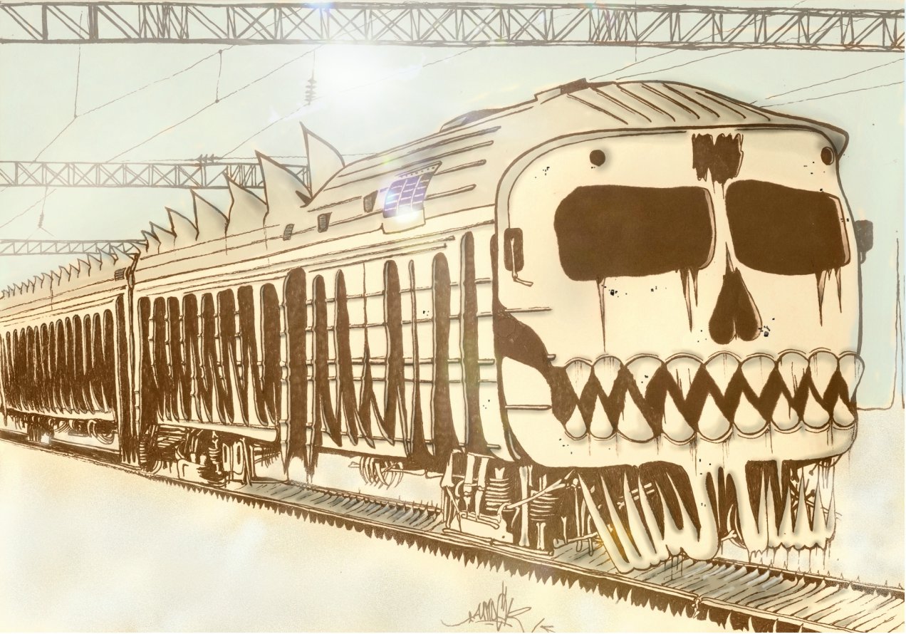 Graffiti Sketch - Photo by Under (2014)