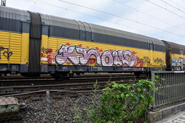 Graffiti Train - Photo by UnderColor - hannover, güter, leinhausen