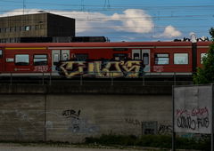 Graffiti Train - Photo by UnderColor - hannover, graffiti, train