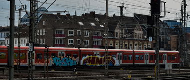 Graffiti Train in Hannover - Photo by UnderColor - hannover, graffiti, train