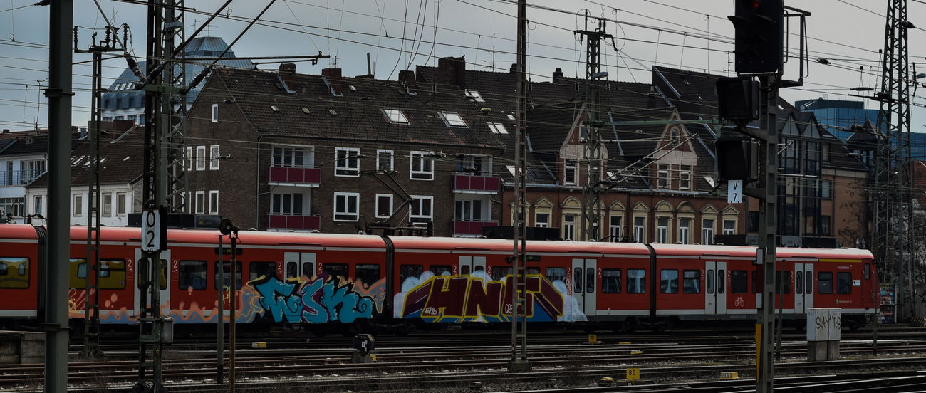 Graffiti Train in Hannover - Photo by UnderColor - hannover, graffiti, train
