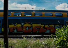 Graffiti Train - Photo by UnderColor - hannover, graffiti, train