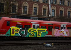 Graffiti Train - Photo by UnderColor - hannover, graffiti, train