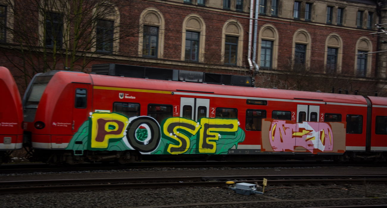 Graffiti Train - Photo by UnderColor - hannover, graffiti, train