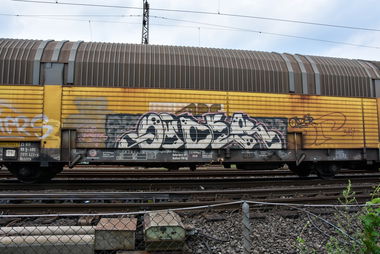 Graffiti Train - Photo by UnderColor - hannover, güter, leinhausen