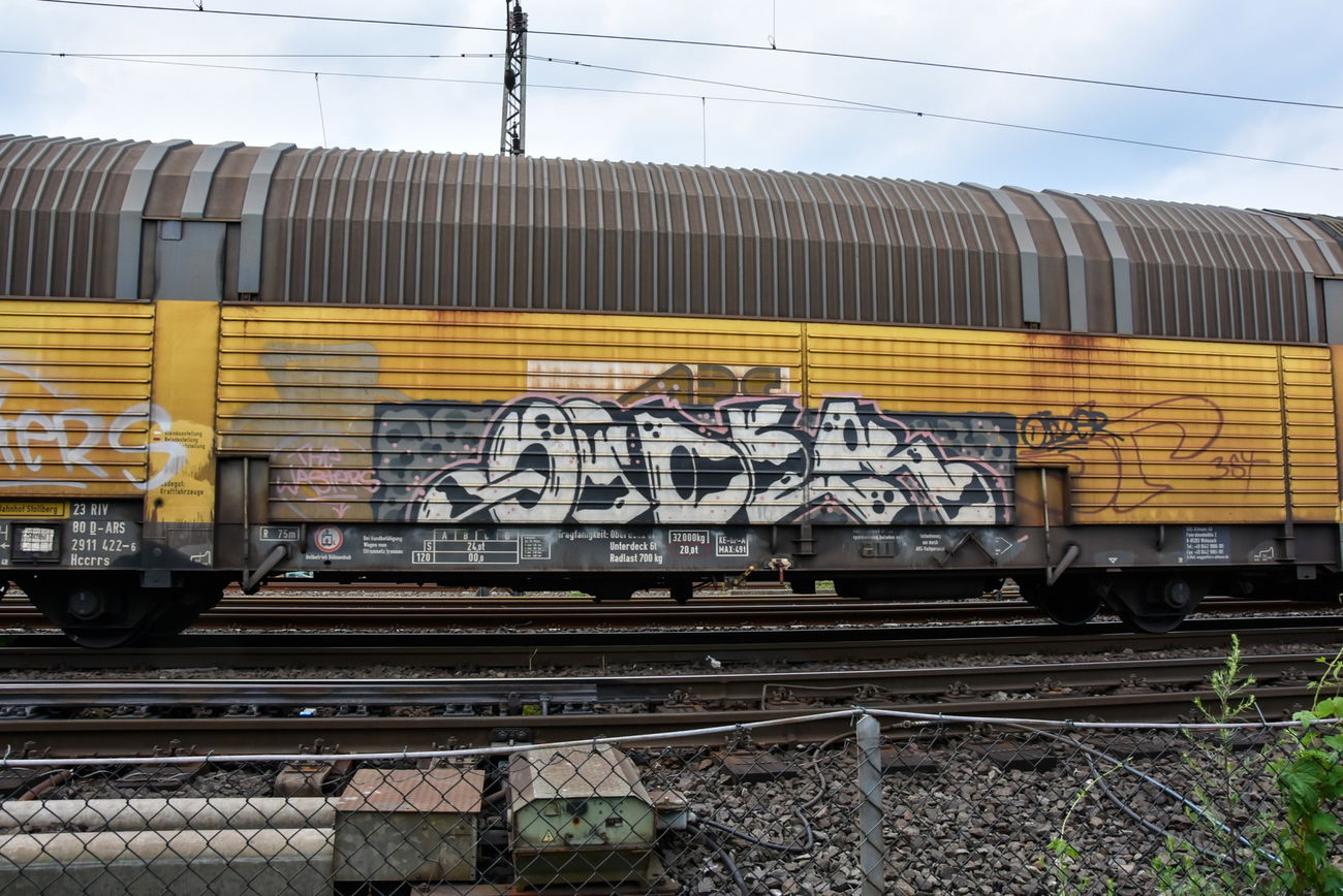 Graffiti Train - Photo by UnderColor - hannover, güter, leinhausen