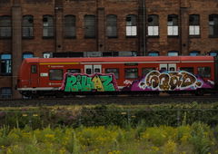 Graffiti Train - Photo by UnderColor - hannover, graffiti, train