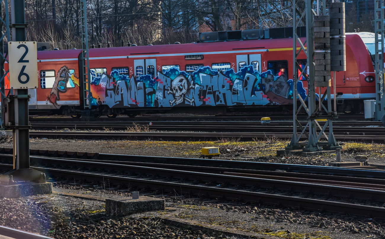 Graffiti Train - Photo by UnderColor - hannover, graffiti, train