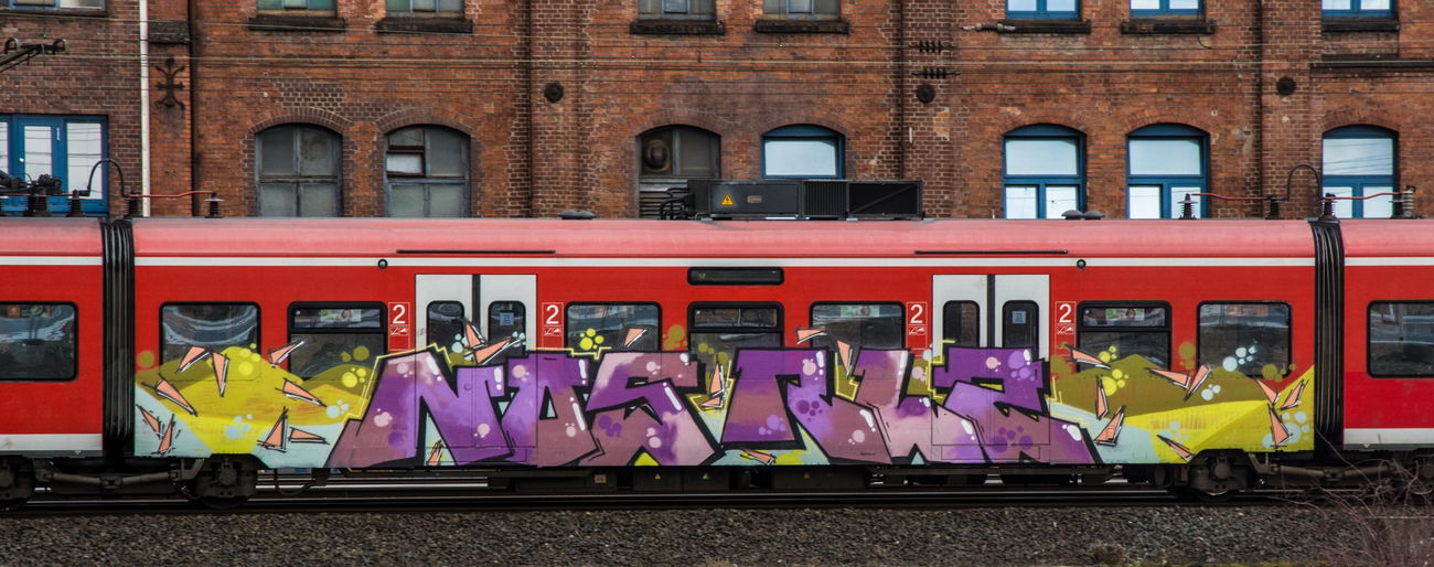 Graffiti Train - Photo by UnderColor - graffiti, hannover, niedersachsen