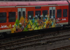 Graffiti Train - Photo by UnderColor - koblenz, hessen, graffiti