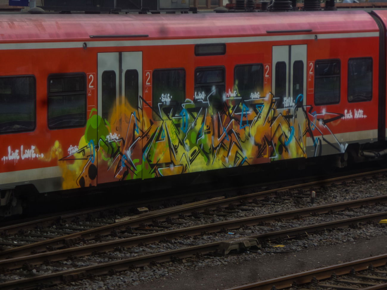 Graffiti Train - Photo by UnderColor - koblenz, hessen, graffiti