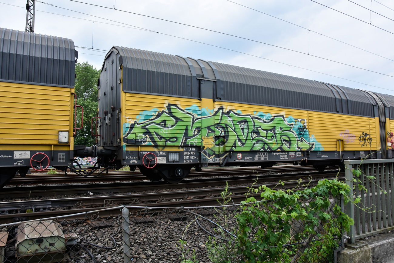 Graffiti Train - Photo by UnderColor - hannover, güter, leinhausen