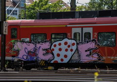Graffiti Train - Photo by UnderColor - hannover, graffiti, train
