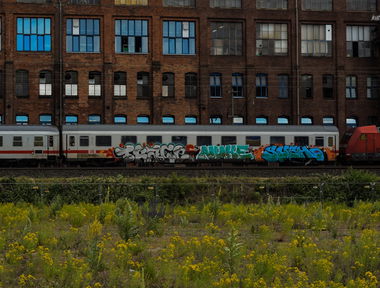 Graffiti Train - Photo by UnderColor - hannover, graffiti, train