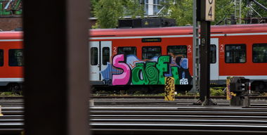 Graffiti Train - Photo by UnderColor - Hannover, graffiti, niedersachsen