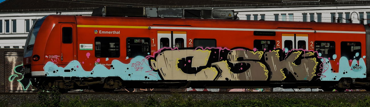 Graffiti Train - Photo by UnderColor - hannover, graffiti, train