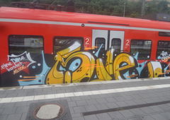 Graffiti Train - Photo by UnderColor - train, zug, db