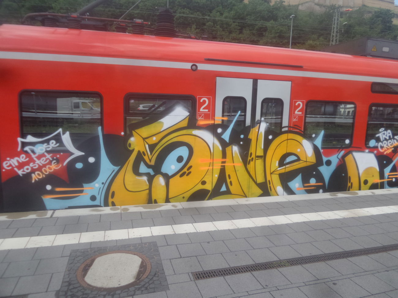 Graffiti Train - Photo by UnderColor - train, zug, db
