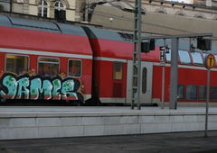 Graffiti Train - Photo by UnderColor - hamburg, train, zug