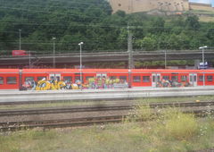 Graffiti Train - Photo by UnderColor - train, zug, db