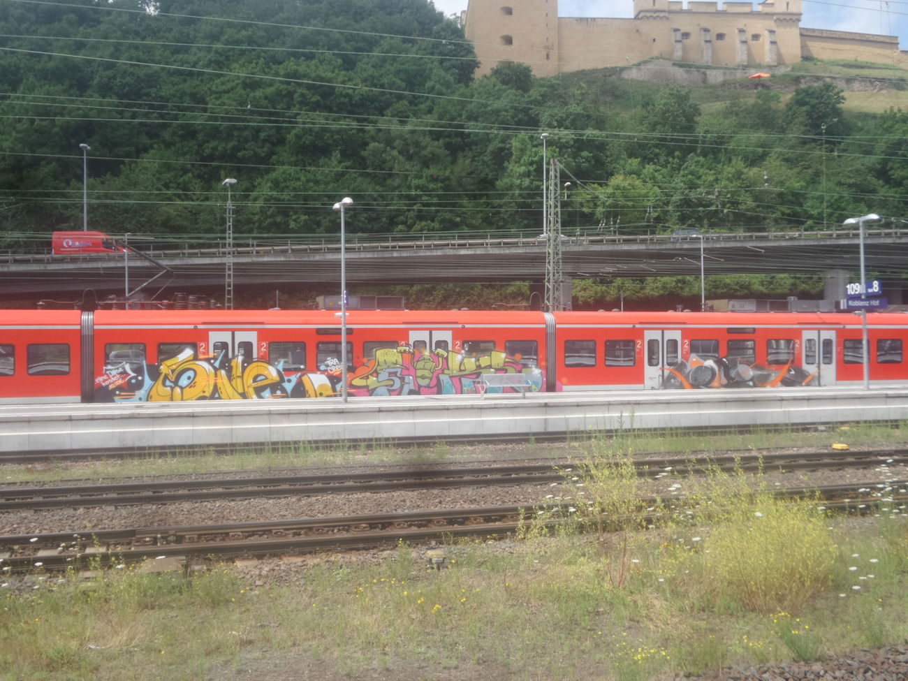 Graffiti Train - Photo by UnderColor - train, zug, db