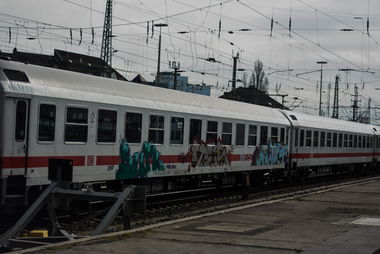 Graffiti Train - Photo by UnderColor - hannover, graffiti, train