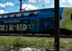 Graffiti Train - Photo by UnderColor - hannover, graffiti, train