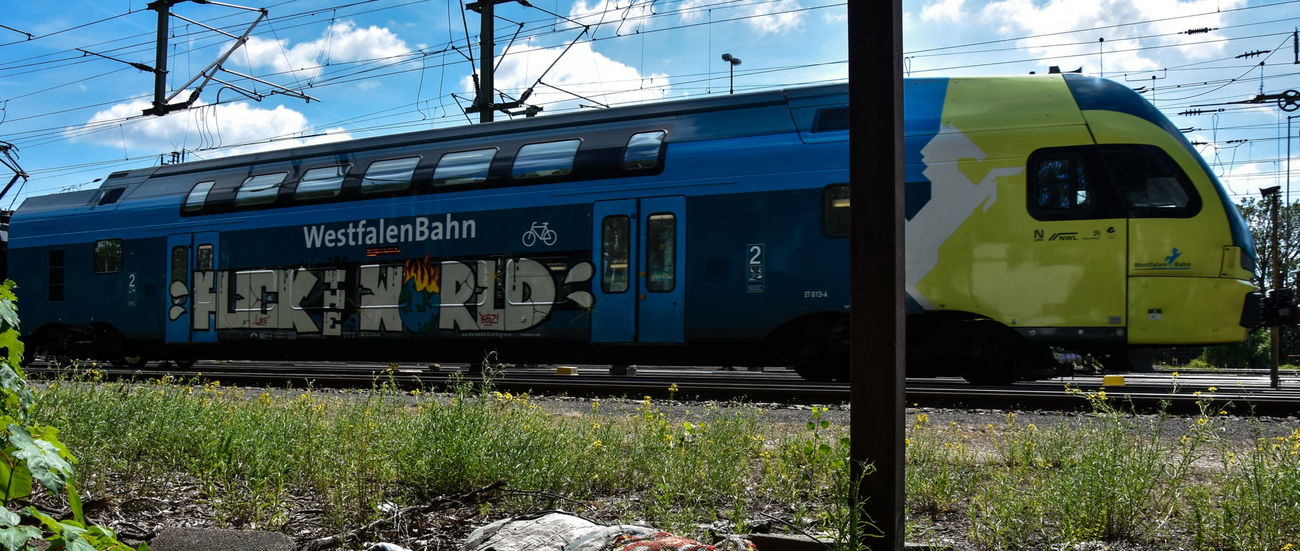 Graffiti Train - Photo by UnderColor - hannover, graffiti, train