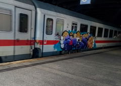 Graffiti Train - Photo by UnderColor - Intercity