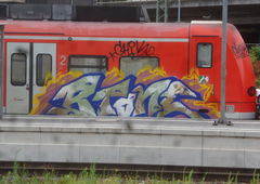 Graffiti Train - Photo by UnderColor - koblenz, db, regio